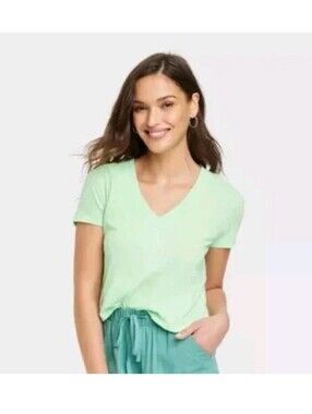 2 Universal Thread Pink & Mint Cotton T-Shirt Set